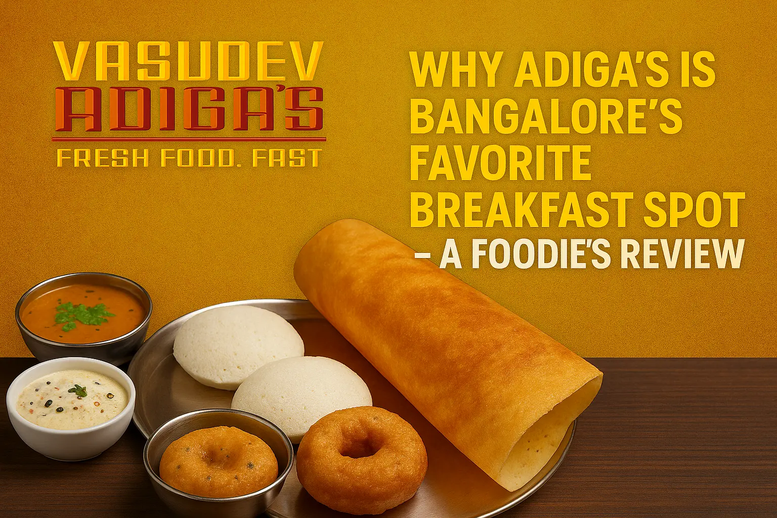 Why Adigas is Bangalore’s Favorite Breakfast Spot – A Foodie’s Review