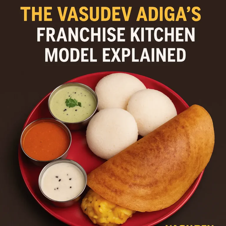 Low-Cost, High-Margin: The Vasudev Adigas Franchise Kitchen Model Explained