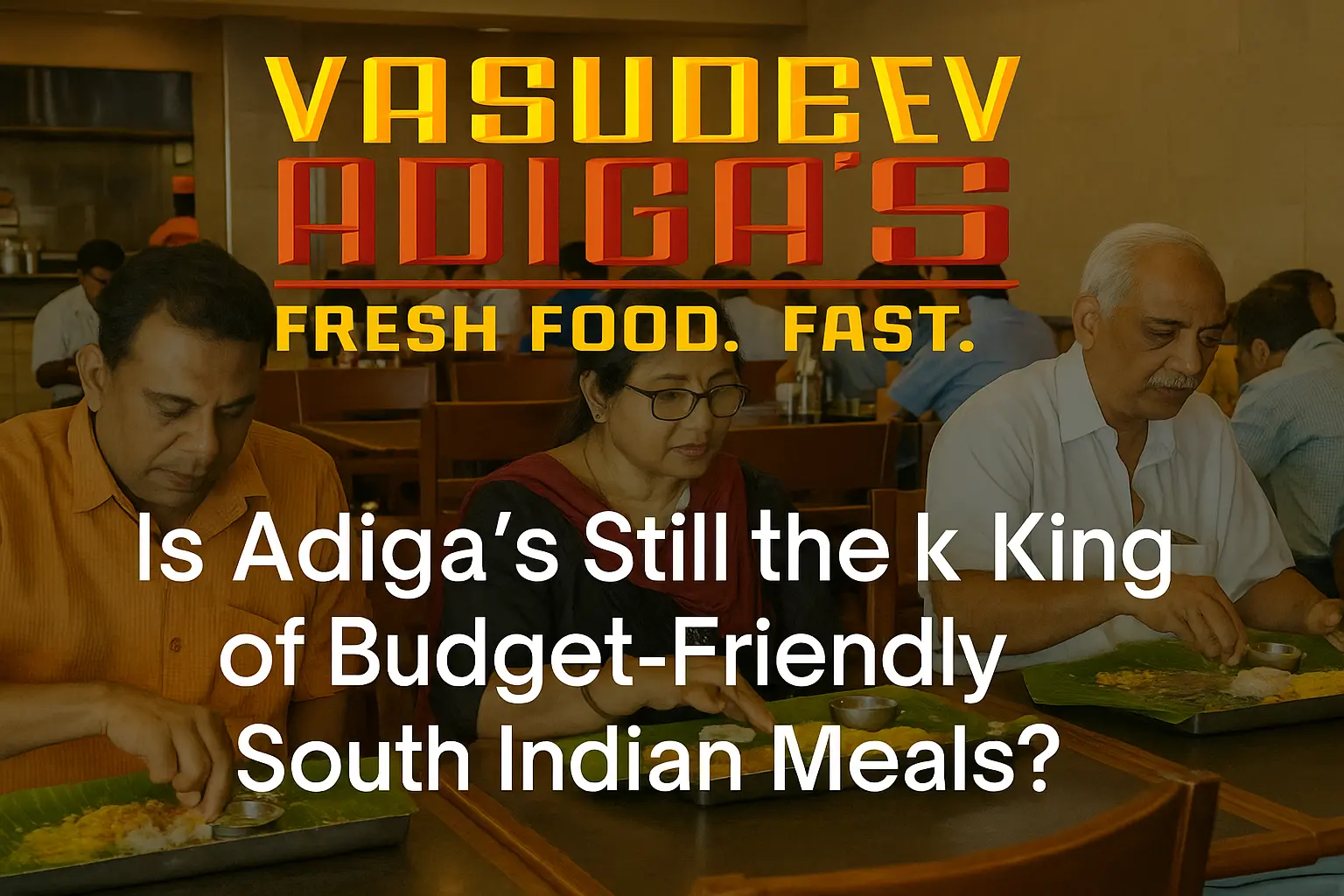 Is Adiga's Still the King of Budget-Friendly South Indian Meals?